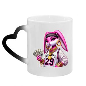 Kubki magiczne z uchwytem w kształcie serca