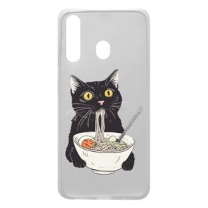 Etui na Samsung A60 z kotami Kot i ramen