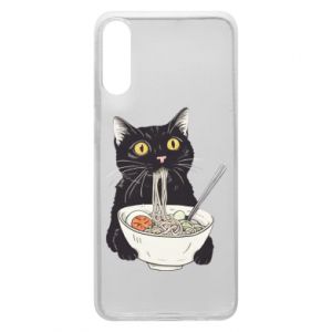 Etui na Samsung A70 z kotami Kot i ramen