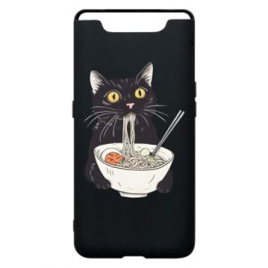 Etui na Samsung A80 z kotami Kot i ramen