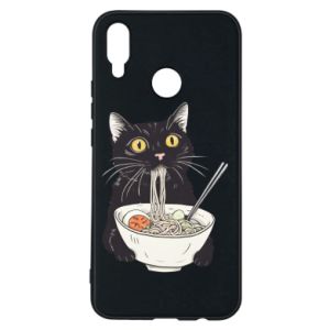 Etui na Huawei P Smart Plus z kotami Kot i ramen