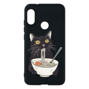Etui na Mi A2 Lite z kotami Kot i ramen