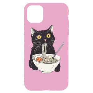 Etui na iPhone 11 Pro Max z kotami Kot i ramen