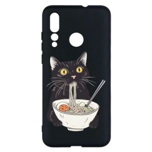 Etui na Huawei Nova 4 z kotami Kot i ramen