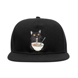 Snapback z kotami Kot i ramen
