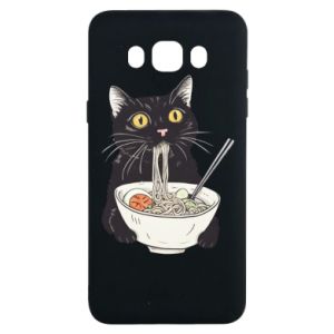 Etui na Samsung J7 2016 z kotami Kot i ramen