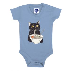Body dziecięce z kotami Kot i ramen