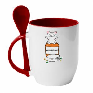 Kubki z ceramicznymi łyżkami