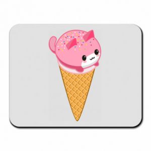 Podkładka pod mysz Kot lody - PrintSalon Podkładka pod mysz Kot lody