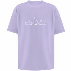 Koszulka oversize Kraków. Miasto
