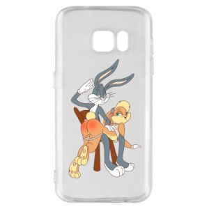 Etui na Samsung S7 Królik Bugs bije Króliczka Lolę