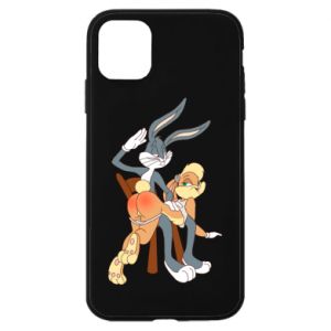 Etui na iPhone 11 Królik Bugs bije Króliczka Lolę