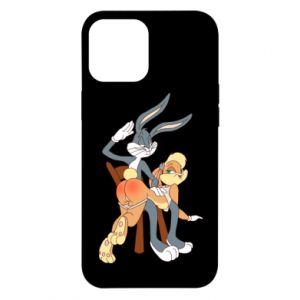 Etui na iPhone 12 Pro Max Królik Bugs bije Króliczka Lolę