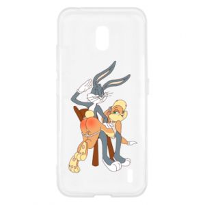 Etui na Nokia 2.2 Królik Bugs bije Króliczka Lolę - PrintSalon Etui na Nokia 2.2 Królik Bugs bije Króliczka Lolę