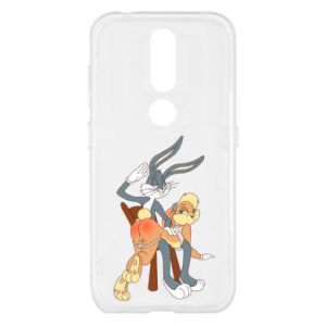 Etui na Nokia 4.2 Królik Bugs bije Króliczka Lolę