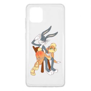 Etui na Samsung Note 10 Lite Królik Bugs bije Króliczka Lolę