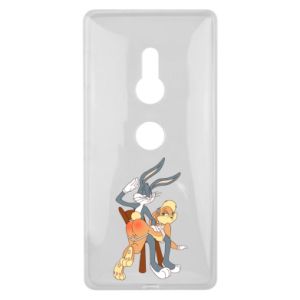 Etui na Sony XZ2 Królik Bugs bije Króliczka Lolę