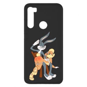 Etui na Xiaomi Redmi Note 8 Królik Bugs bije Króliczka Lolę