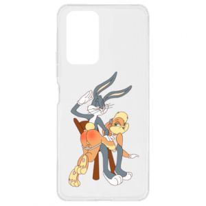 Etui na Xiaomi Redmi Note 10 Pro Królik Bugs bije Króliczka Lolę - PrintSalon Etui na Xiaomi Redmi Note 10 Pro Królik Bugs bije Króliczka Lolę