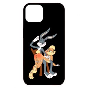 Etui na iPhone 13 Królik Bugs bije Króliczka Lolę