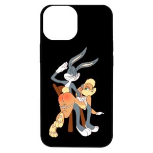 Etui na iPhone 13 Mini Królik Bugs bije Króliczka Lolę - PrintSalon Etui na iPhone 13 Mini Królik Bugs bije Króliczka Lolę
