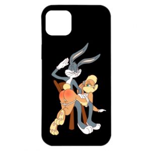 Etui na iPhone 14 Plus Królik Bugs bije Króliczka Lolę
