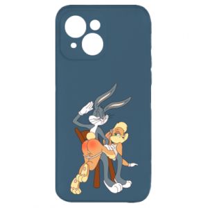 Etui na iPhone 15 Królik Bugs bije Króliczka Lolę