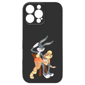 Etui na iPhone 16 Pro Max Królik Bugs bije Króliczka Lolę
