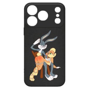 Etui na iPhone 17 Pro Królik Bugs bije Króliczka Lolę - PrintSalon Etui na iPhone 17 Pro Królik Bugs bije Króliczka Lolę