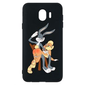 Etui na Samsung J4 Królik Bugs bije Króliczka Lolę