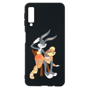 Etui na Samsung A7 2018 Królik Bugs bije Króliczka Lolę