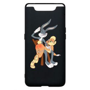 Etui na Samsung A80 Królik Bugs bije Króliczka Lolę