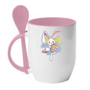 Kubki z ceramicznymi łyżkami