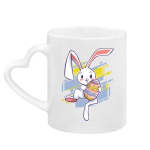 Kubki z uchwytem w kształcie serca