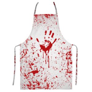 Fartuch Fullprint na Halloween Krwawa koszulka