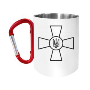 Kubki metalowe z uszkiem karabińczykiem