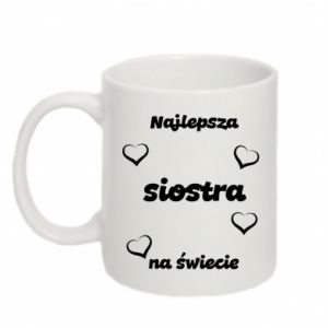 Kubek 330ml Najlepsza siostra na świecie (WYPRZEDAŻ)