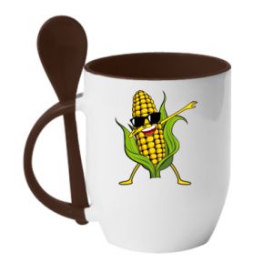 Kubki z ceramicznymi łyżkami