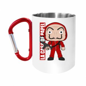 Kubki metalowe z uszkiem karabińczykiem