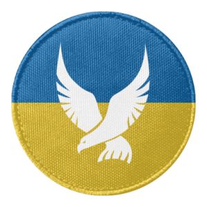 Naszywka okrągła Latający orzeł