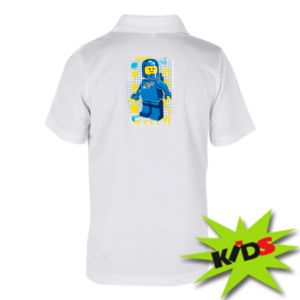 Koszulka polo dziecięca Lego w astronomicznym skafandrze - PrintSalon Koszulka polo dziecięca Lego w astronomicznym skafandrze