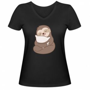 Koszulki V-neck damskie