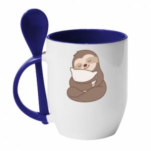 Kubki z ceramicznymi łyżkami