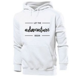 Bluza z kapturem męska Let the adventure begin