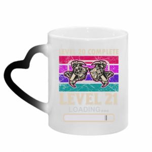 Kubki magiczne z uchwytem w kształcie serca