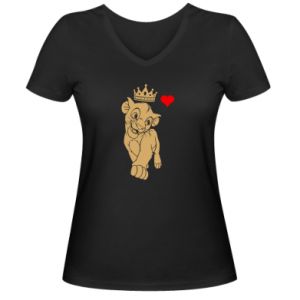 Koszulki V-neck damskie