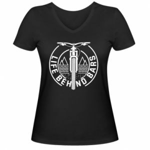 Koszulki V-neck damskie