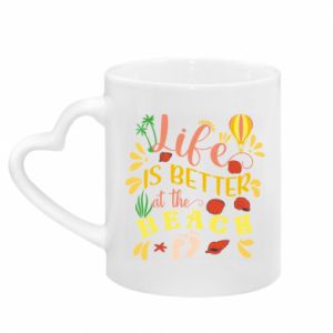 Kubki z uchwytem w kształcie serca
