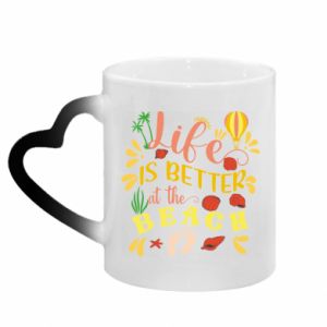 Kubki magiczne z uchwytem w kształcie serca