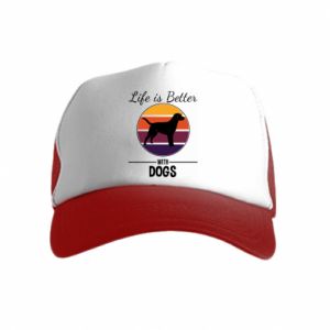 Czapki trucker dziecięce
